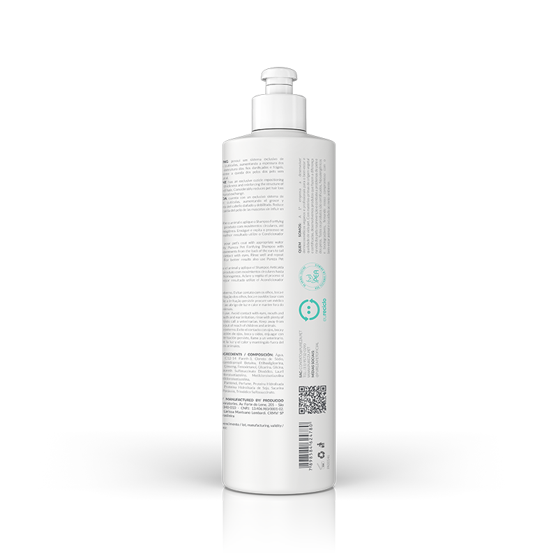 Professional Anti-Shedding Shampoo: Reduces Fur Loss by 80% (Ginseng & Vitamin Complex) - 1L