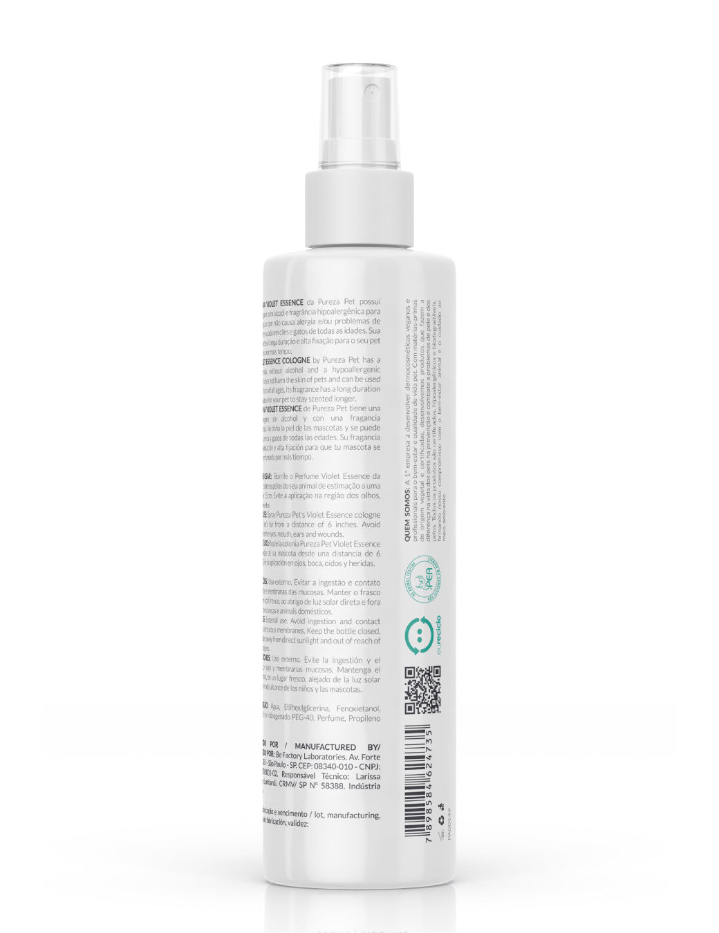 Long-Lasting Pet Cologne: 48h Odor Control & Hypoallergenic Freshness (Alcohol-Free)