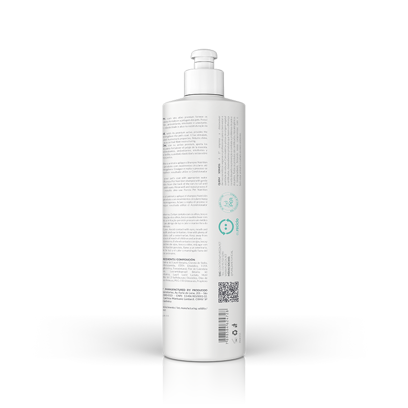 Professional Deep Nutrition Shampoo: Restores Dry & Damaged Coats (Grape Seed & Calendula) - 1L